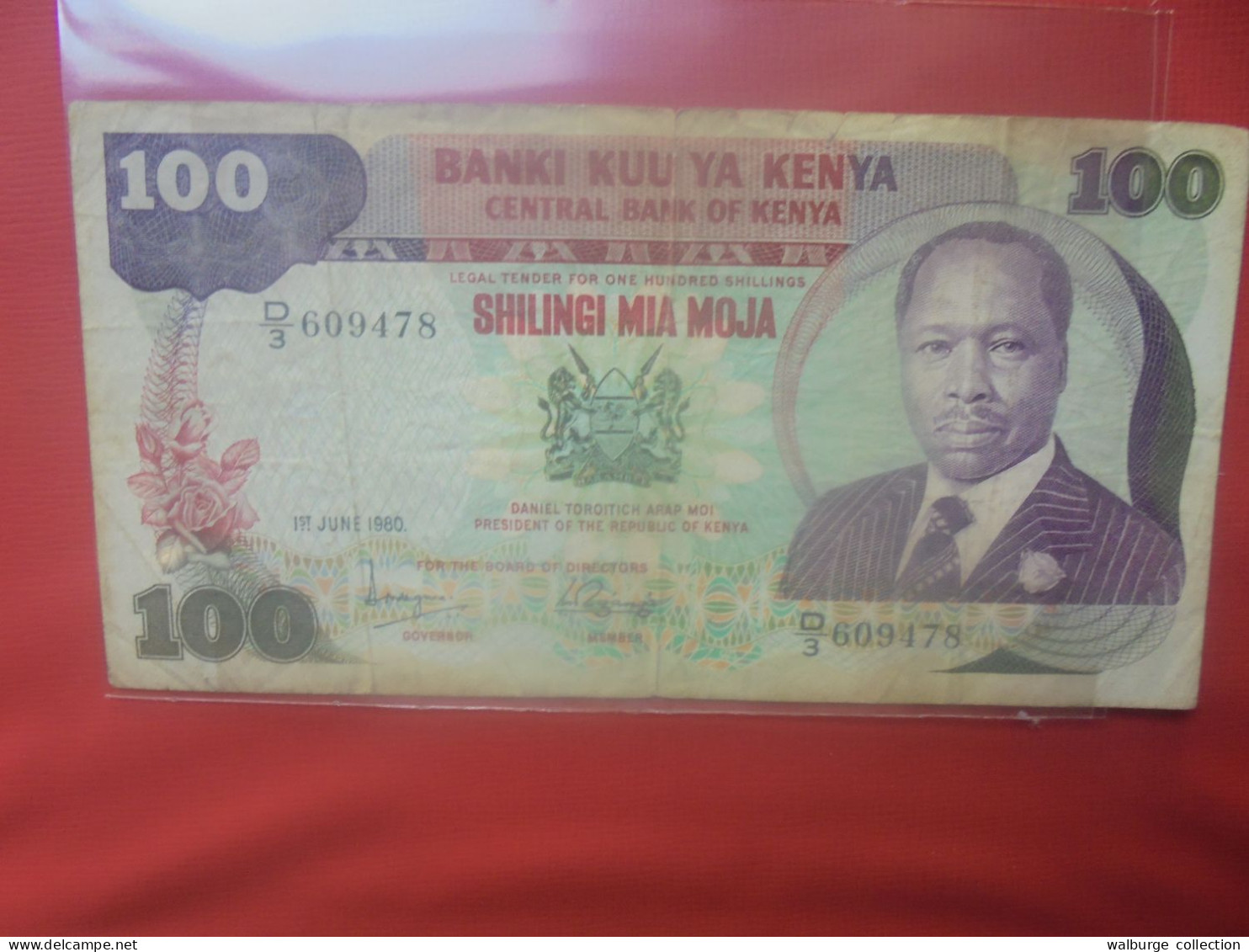 KENYA 100 SHILLINGS 1980 Circuler (B.29) - Kenya