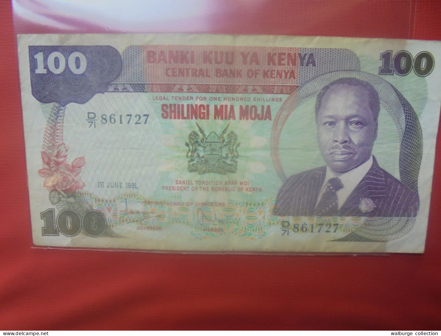 KENYA 100 SHILLINGS 1981 Circuler (B.29) - Kenya