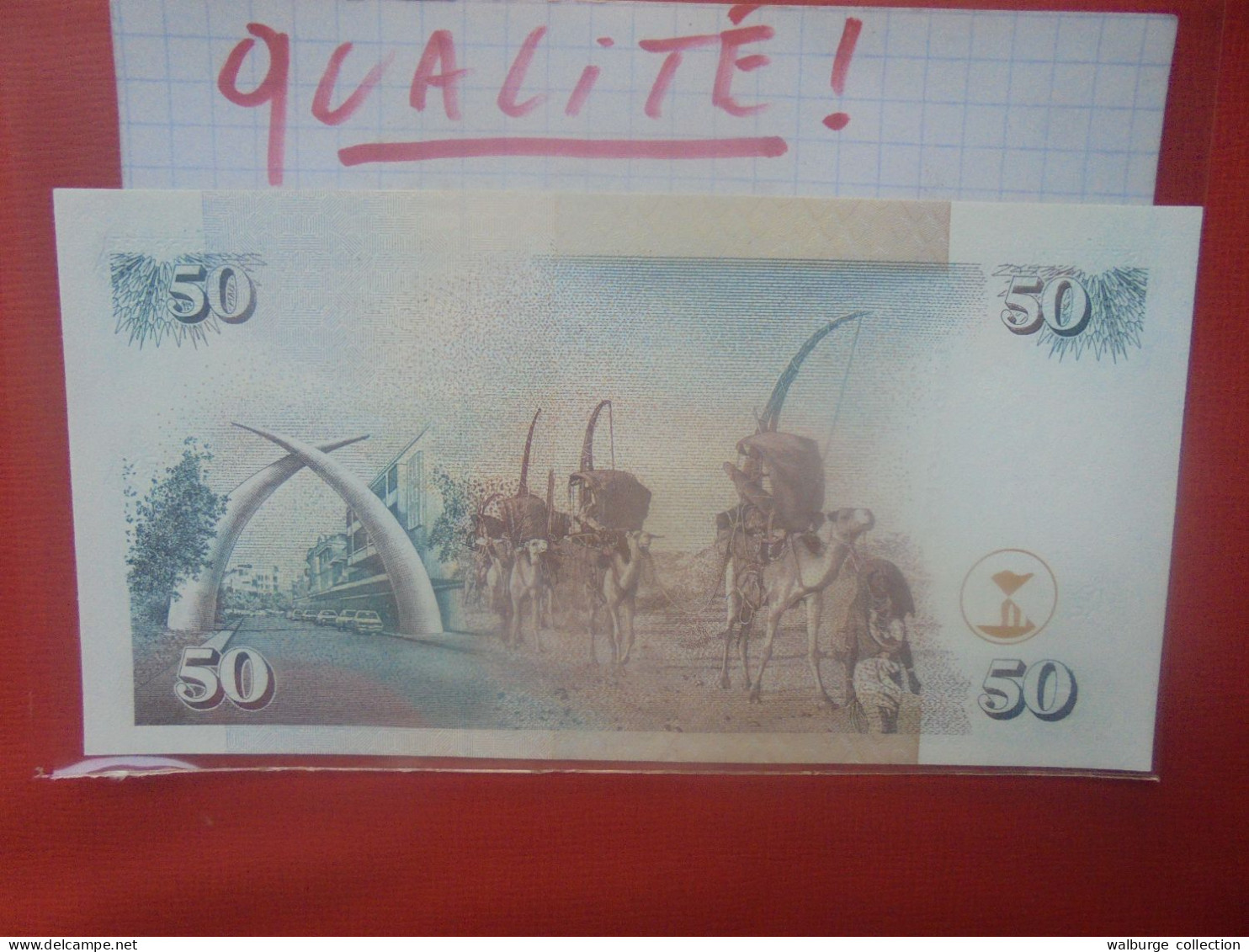 KENYA 50 SHILLINGS 2002 Peu Circuler Belle Qualité (B.29) - Kenia