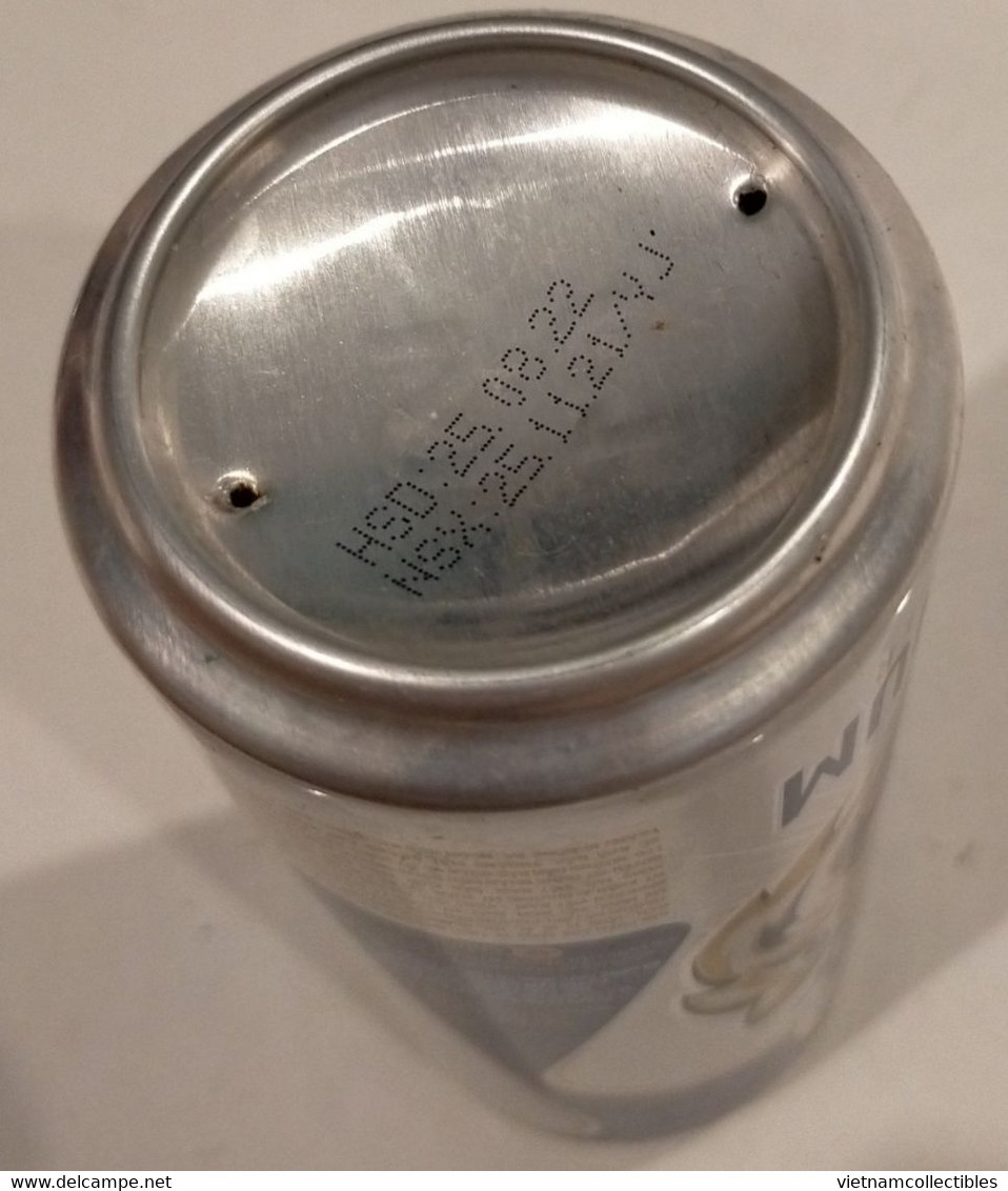 Vietnam Viet Nam TIGER PLATINUM 330 Ml Empty Beer Slim Can / Opened By 2 Holes - Cannettes