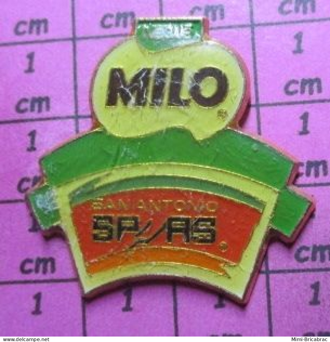 716A Pin's Pins / Beau Et Rare / SPORTS / BASKET AMERICAIN SAN ANTONIO SPURS GLACES MILO NESTLE - Basketball