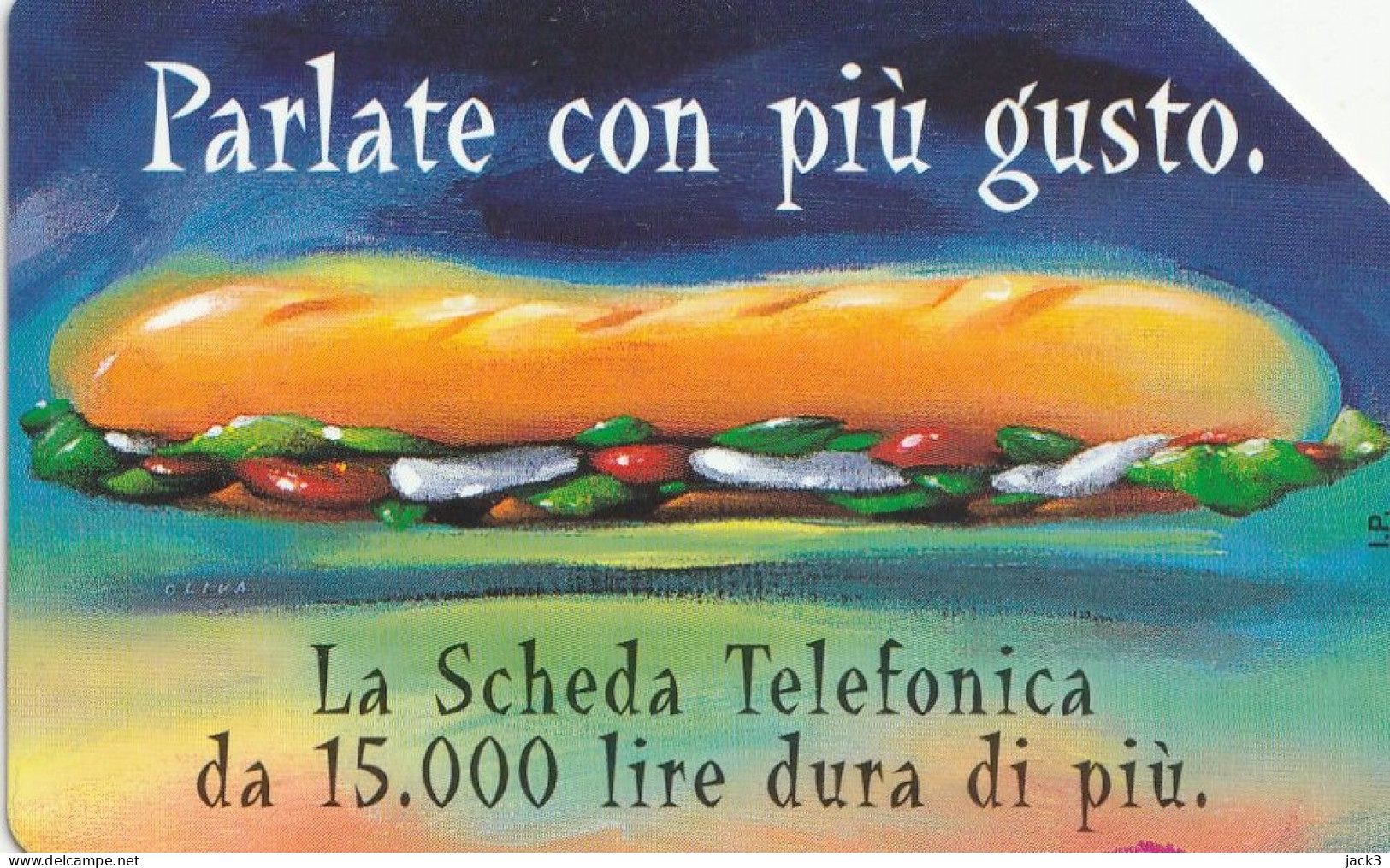 SCEDA TELEFONICA - LA SCHEDA TELEFONICA NON FINISCE IN UN BOCCONE (2 SCANS) - Publieke Thema