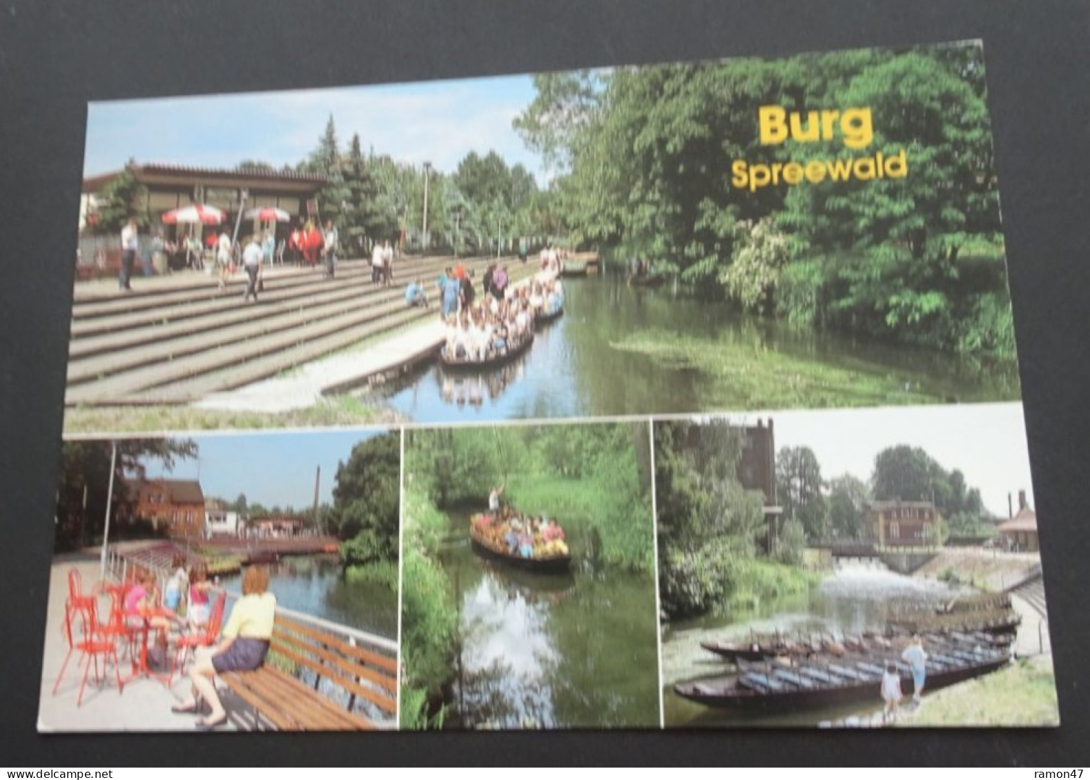 Burg Spreewald - Kahnfährhafen I - Postkartenagentur "Spreewald", Lübben - Burg (Spreewald)