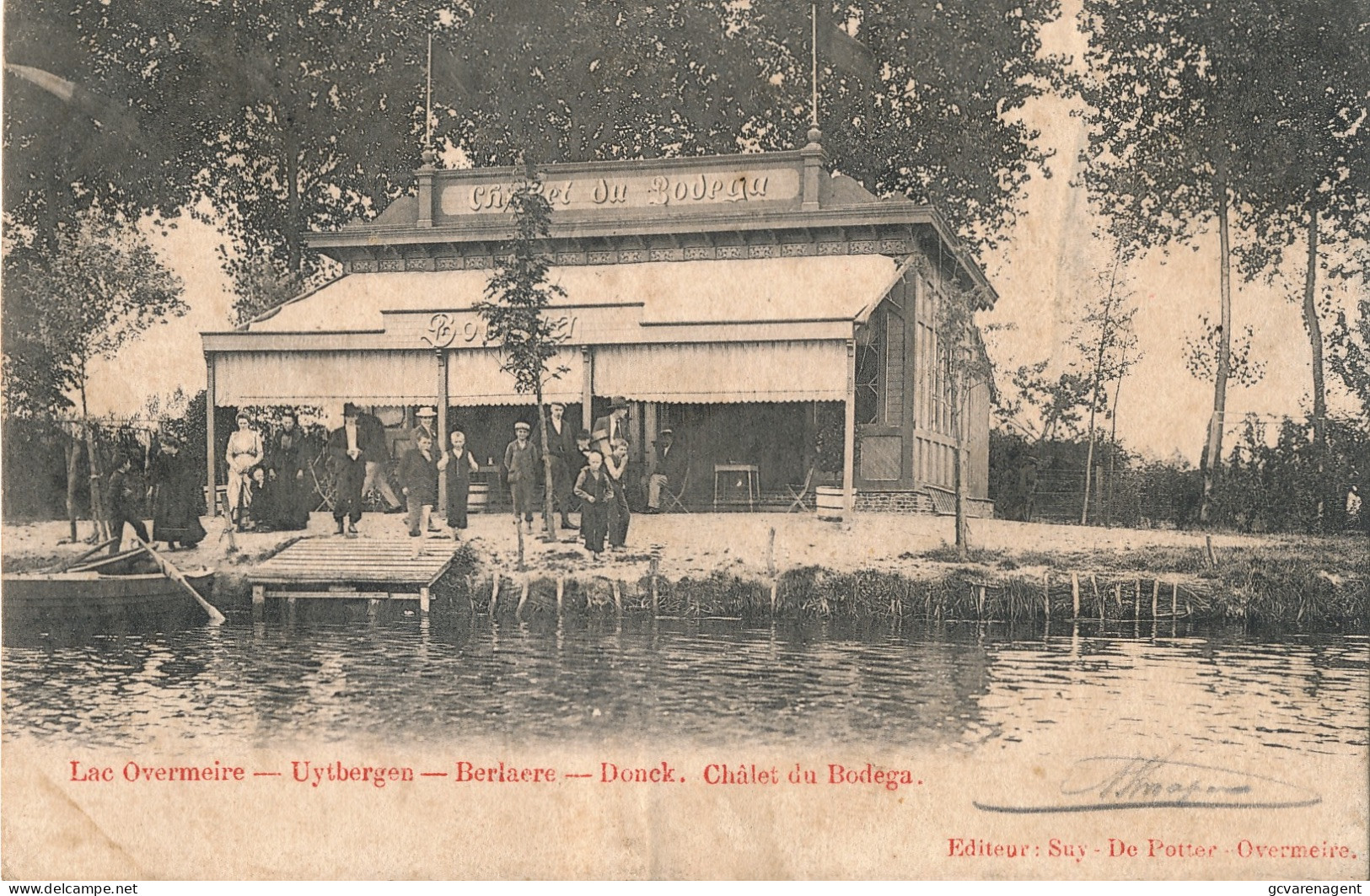 OVERMEIRE  DONCK  LAC OVERMEIRE   CHALET DU BODEGA     2 SCANS - Berlare