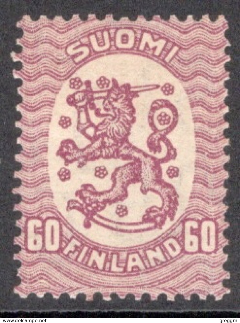 Finland 1917 Standing Lion Definitive Stamp In Mounted Mint - Unused Stamps