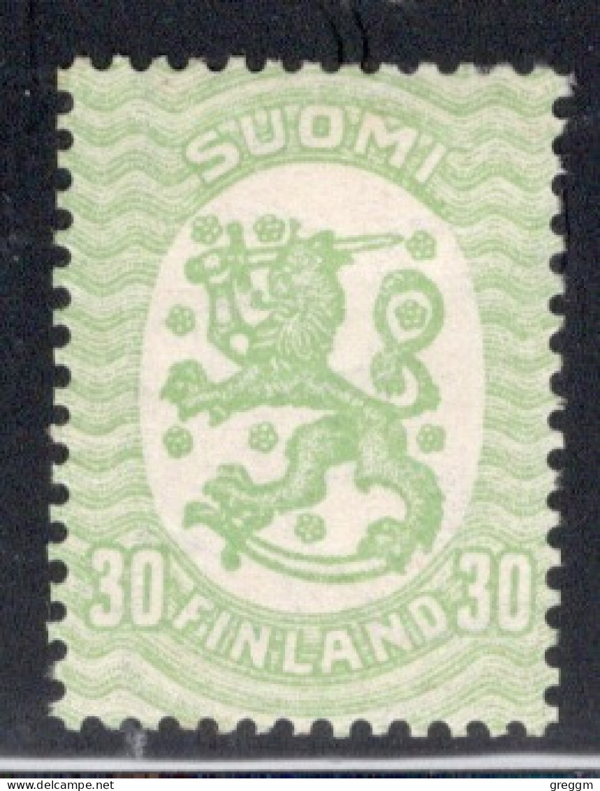 Finland 1917 Standing Lion Definitive Stamp In Mounted Mint - Neufs