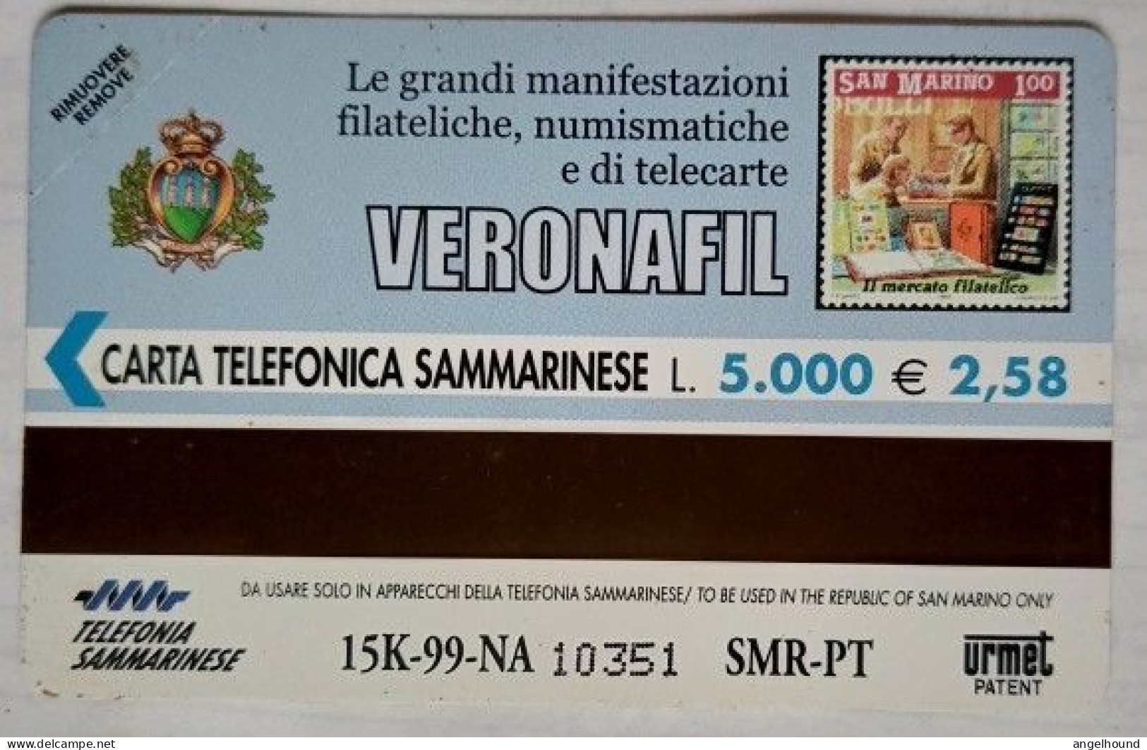 San Marino L5000 RSM- 045 MINT " Veronafil - Juliet's Balcony " - Saint-Marin