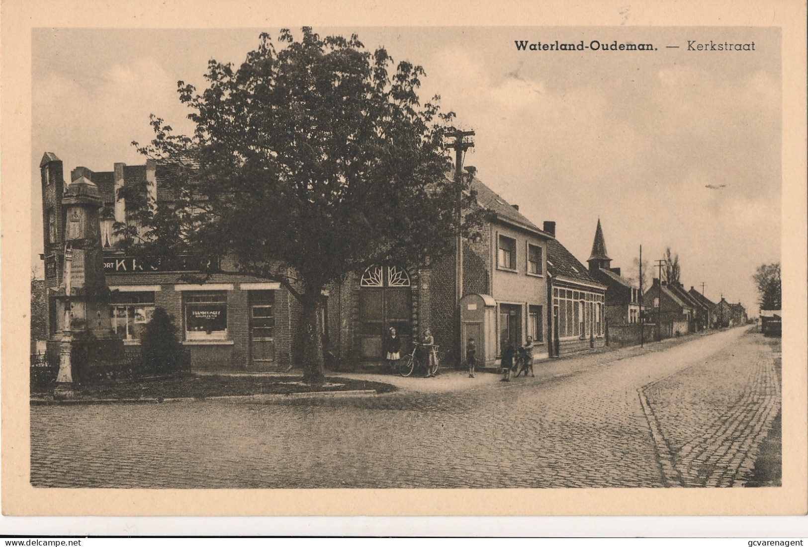 WATERLAND  OUDEMAN  KERKSTRAAT     2 SCANS - Sint-Laureins