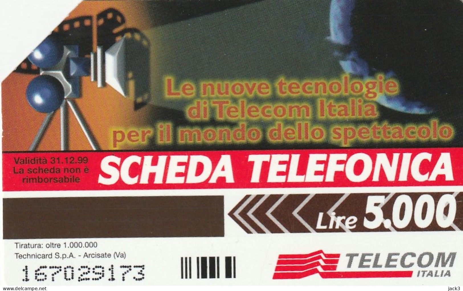 SCEDA TELEFONICA - BRUCE WILLIS - QUINTO ELEMENTO (2 SCANS) - Públicas Temáticas