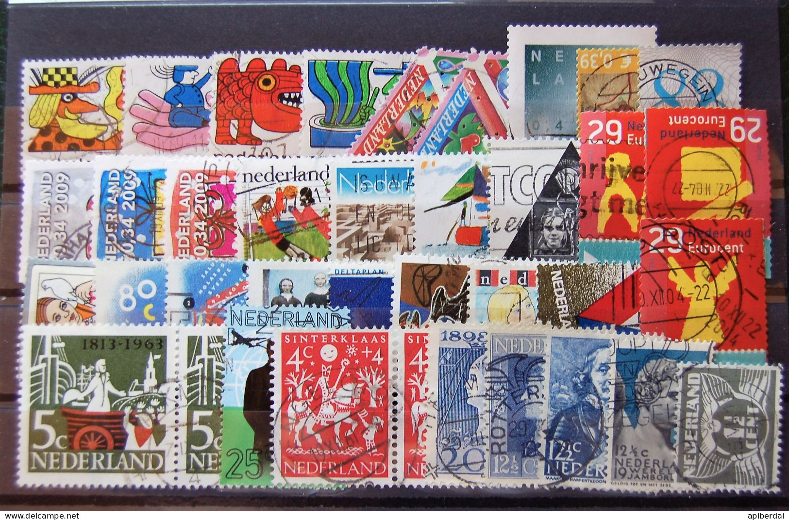 Nederland Pays Bas - Small Batch Of 37 Stamps Used XXXVIII - Sammlungen