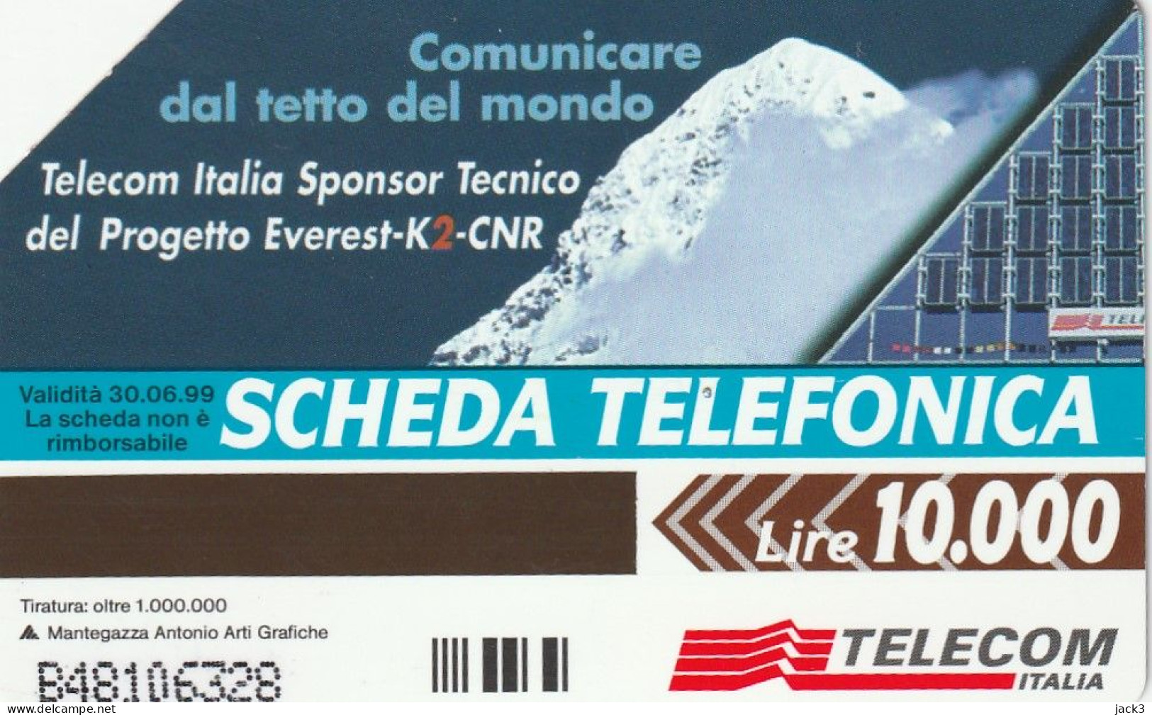 SCEDA TELEFONICA - LABORATORIO PIRAMIDE (2 SCANS) - Publiques Thématiques