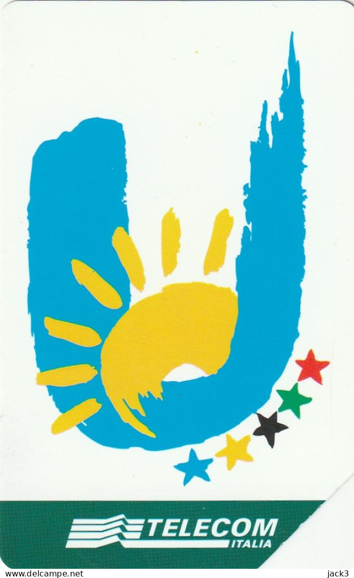 SCEDA TELEFONICA - XIX UNIVERSIADE - SICILIA '97 (2 SCANS) - Pubbliche Tematiche