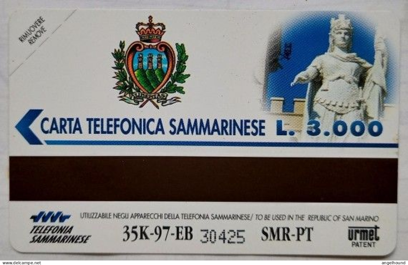 San Marino L3000 MINT  RSM - 016 " Pronto,  Chi Parla ? - London " - Saint-Marin