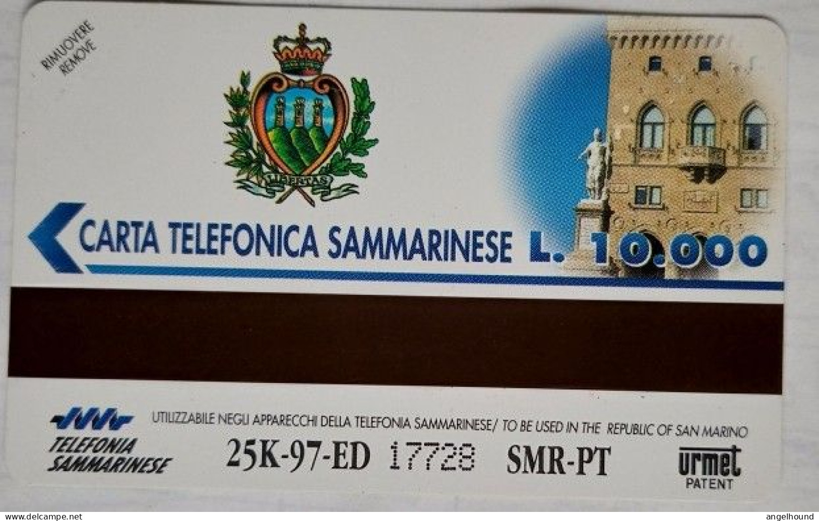 San Marino L10000 MINT RSM - 018 " Pronto, Chi Parla ?- Paris " - Saint-Marin