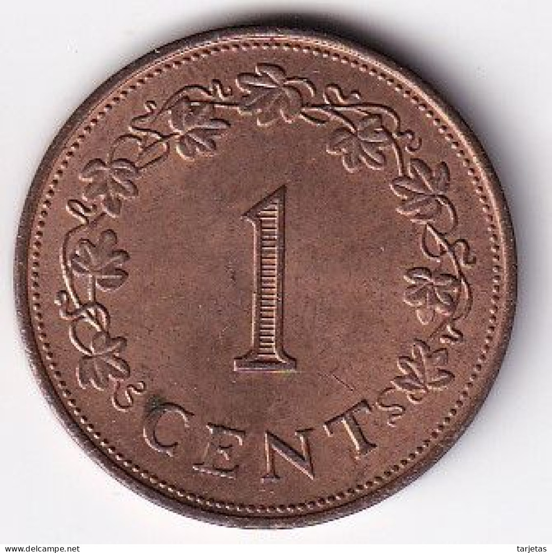 MONEDA DE MALTA DE 1 CENT DEL AÑO 1975 (COIN) - Malte