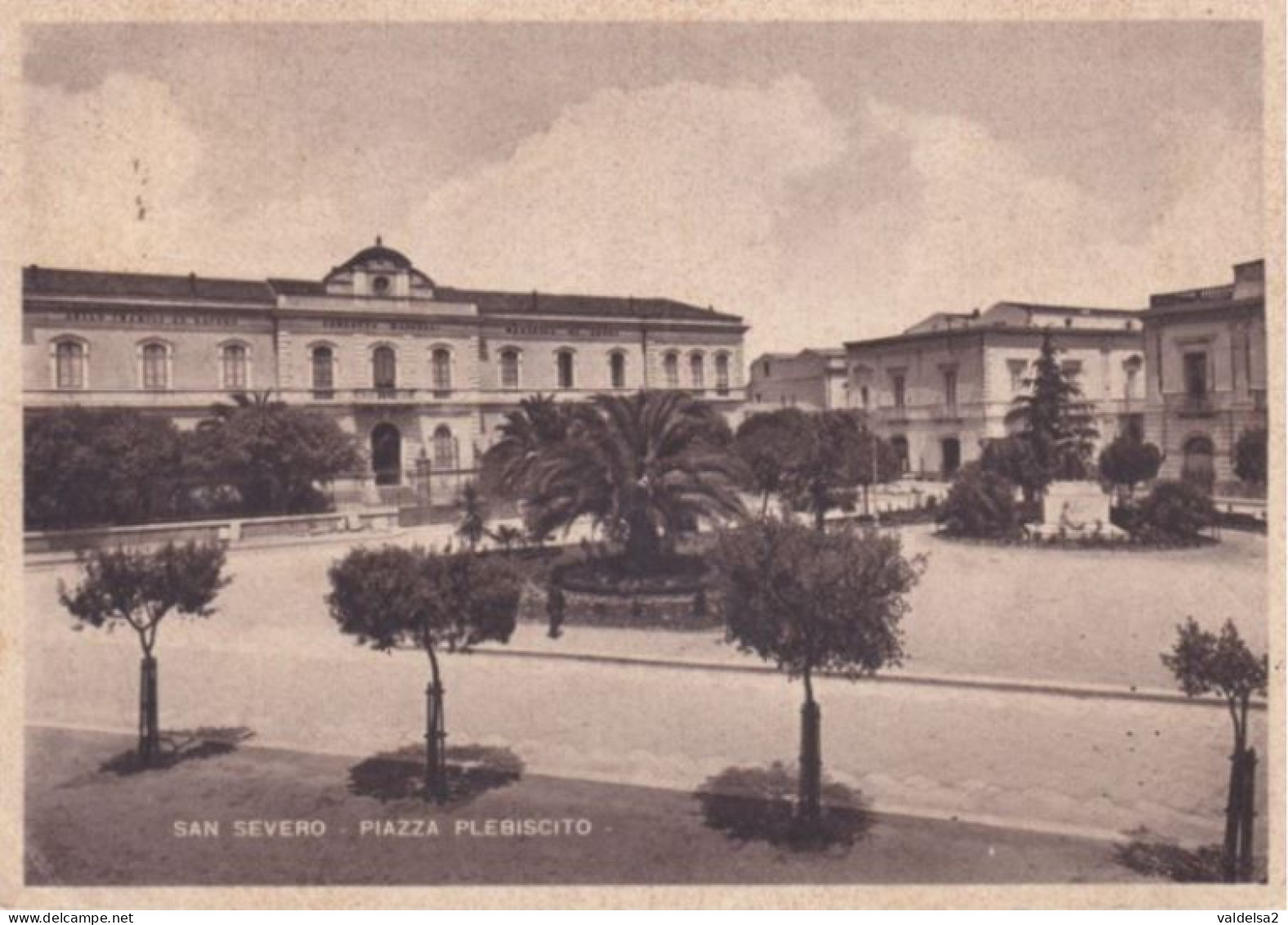 SAN SEVERO - FOGGIA - PIAZZA PLEBISCITO - 1948 - San Severo