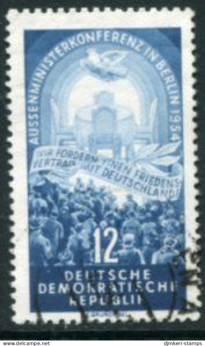 DDR / E. GERMANY 1954 Four-Power Conference  Used.  Michel  424 - Gebraucht