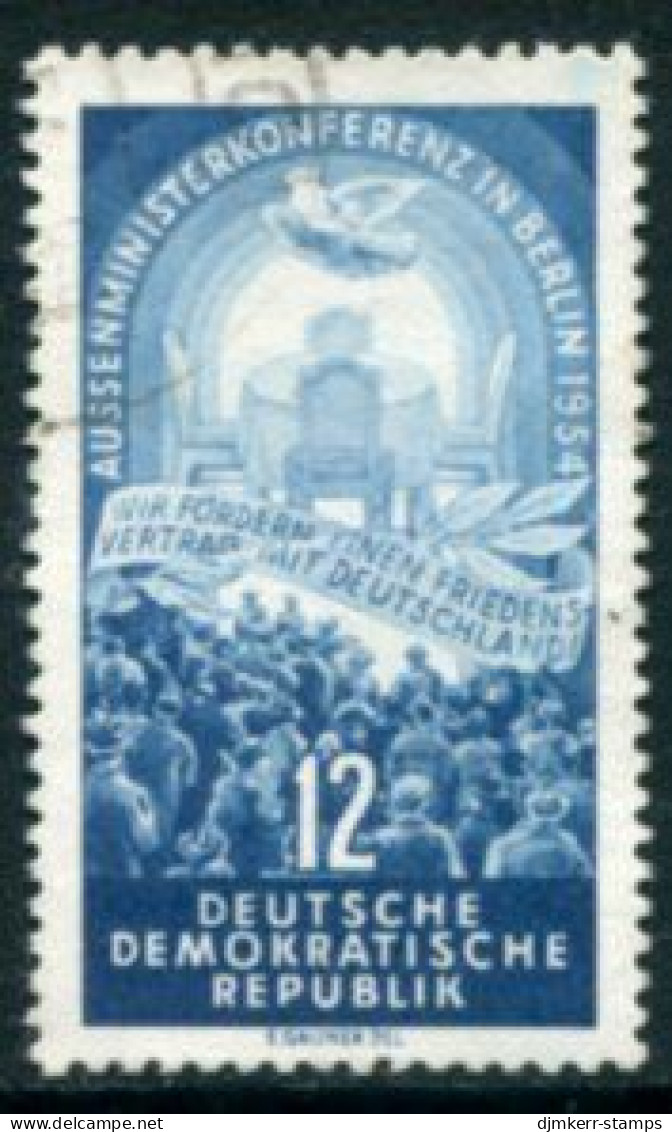 DDR / E. GERMANY 1954 Four-Power Conference  Used.  Michel  424 - Usati