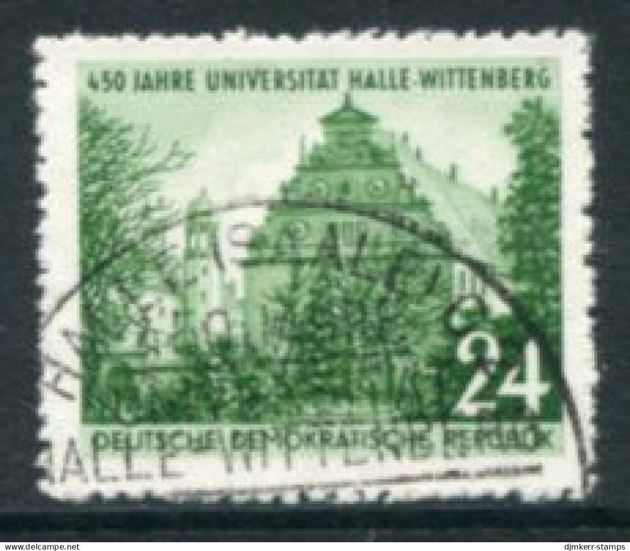 DDR / E. GERMANY 1952 Halle-Wittenberg University Used..  Michel  318 - Usados