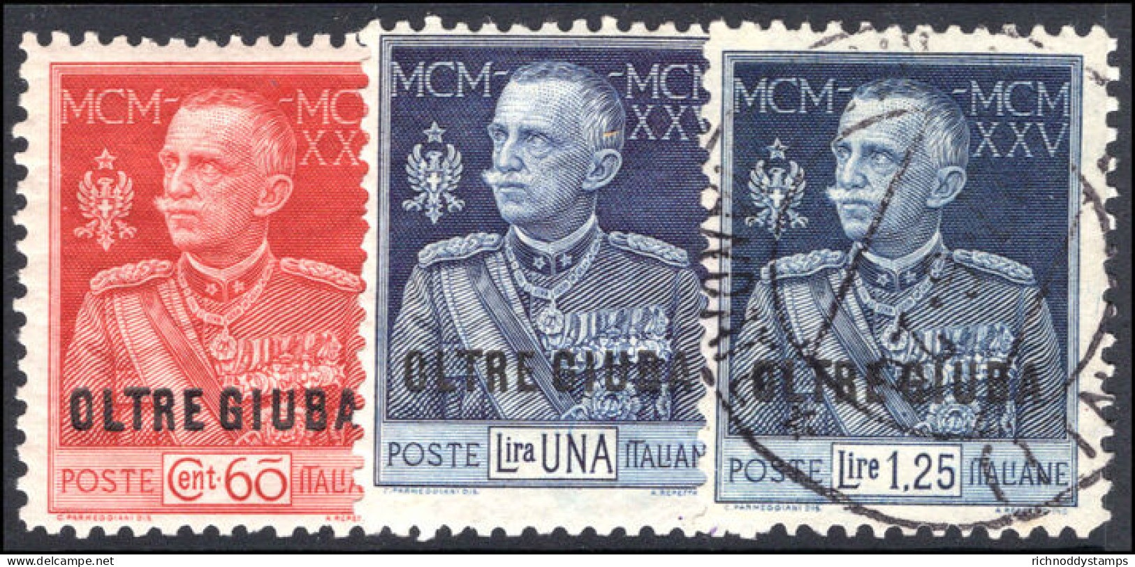 Jubaland 1925-26 Royal Jubilee Perf 11 Set Mixed Unmounted Mint Or Used. - Oltre Giuba