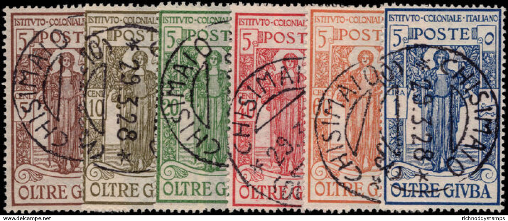 Jubaland 1926 Colonial Institute Set Fine Used. - Oltre Giuba