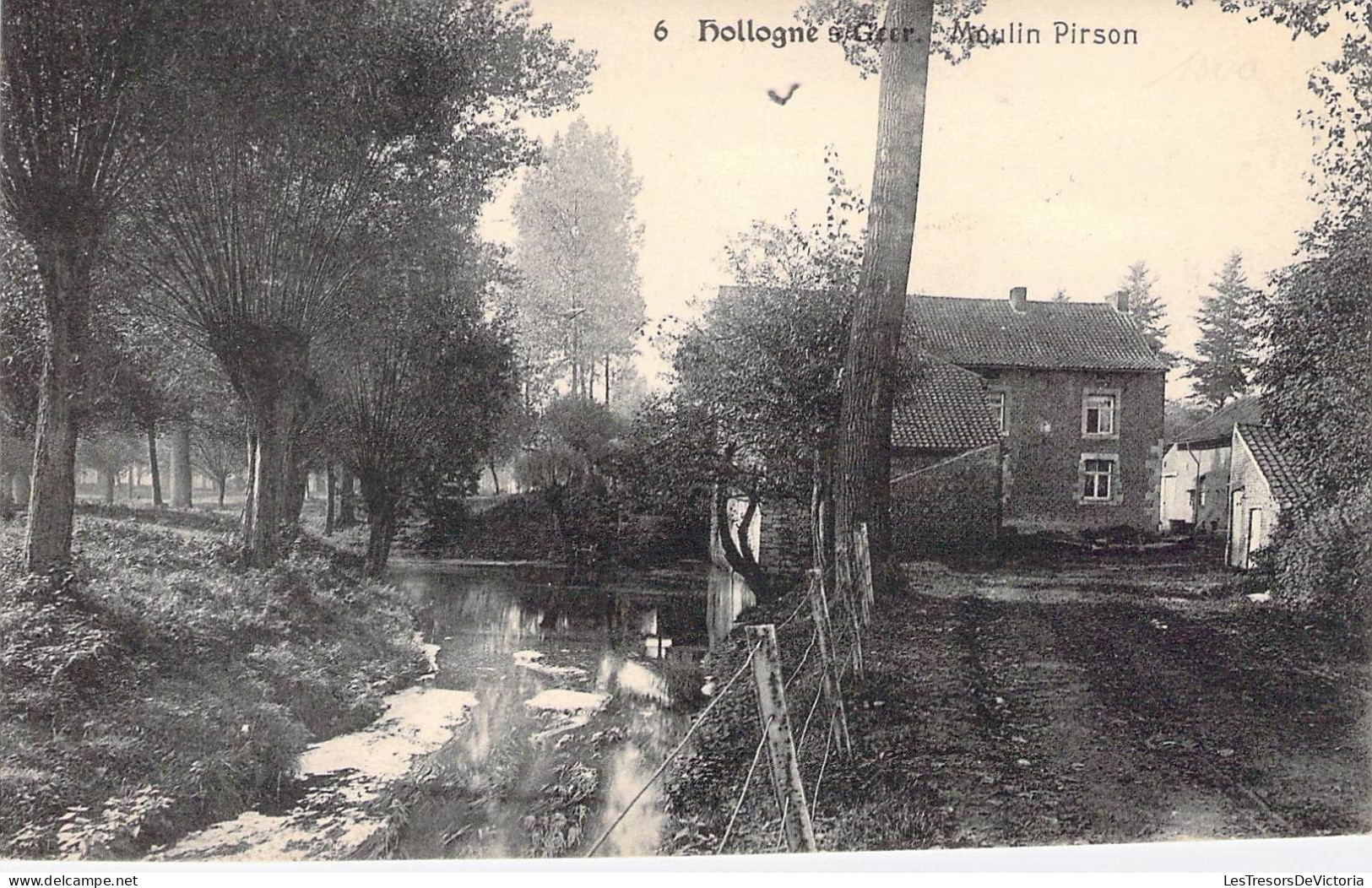 Belgique - Hollogne Sur Geer - Moulin Pirson - N. Laflotte - Rivière - Carte Postale Ancienne - Geer