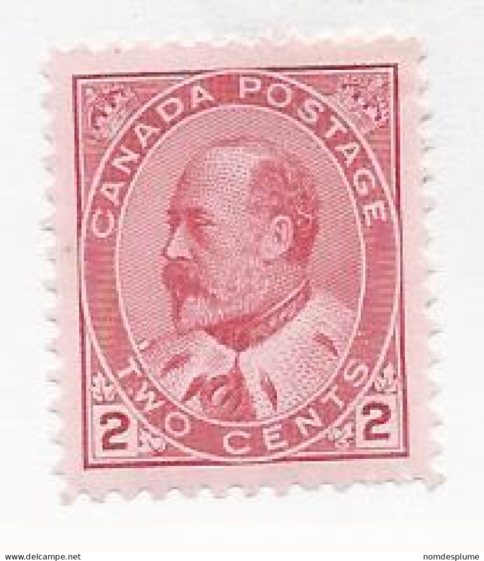 18976) Canada 1903 Edward  Mint Hinge * MH - Unused Stamps