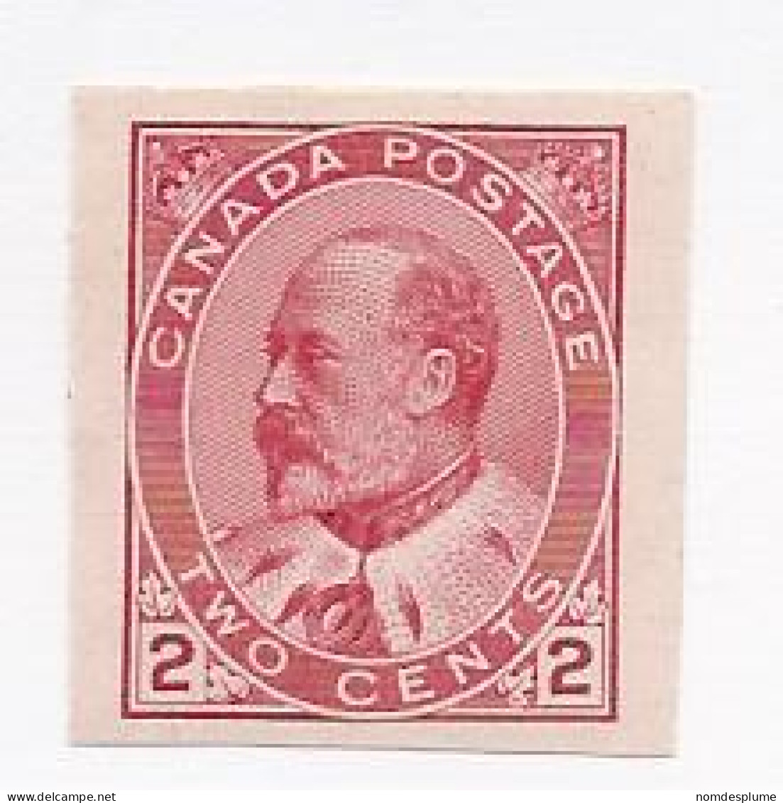18981) Canada 1903 Imperforarted Edward - Unused Stamps
