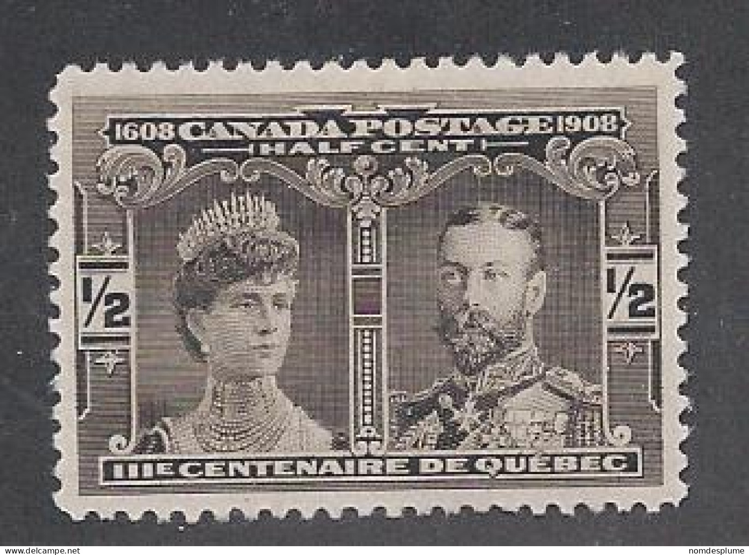 18994) Canada 1908 Quebec Mint Hinge * MH - Ongebruikt