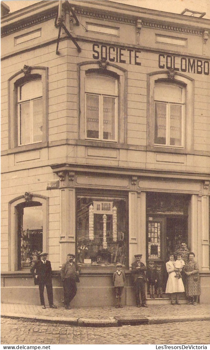 Belgique - Herve - Au Bazar - J-H Mathot - Rue De La Station 1 - Photo B. Lumière - Animé  - Carte Postale Ancienne - Herve