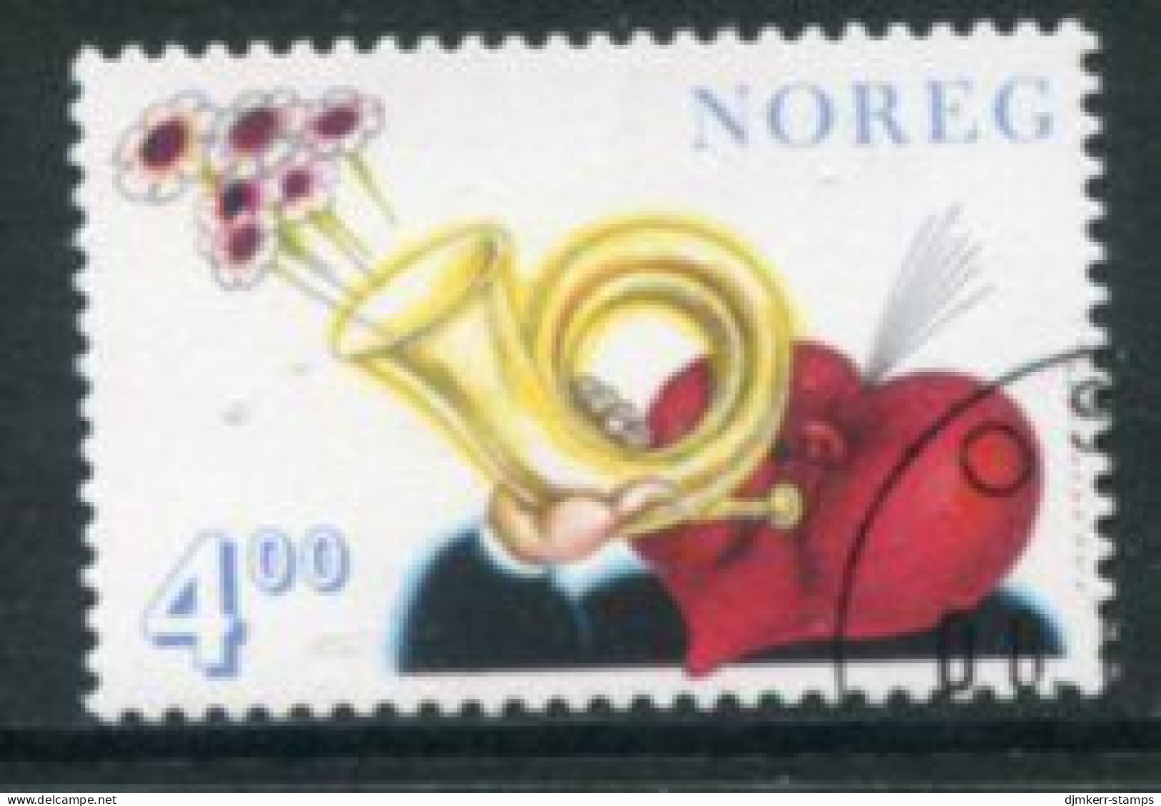 NORWAY 1999 Valentine's Day Used.  Michel 1306 - Gebraucht