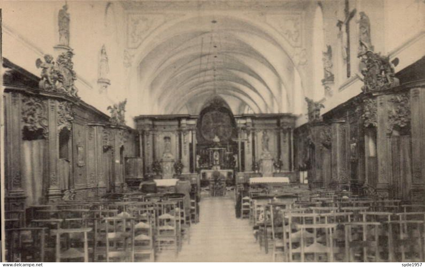 BOIS-SEIGNEUR-ISAAC - Couvent Des Prémontrés. Chapelle Intérieure   éditions SAIA N°9 - Eigenbrakel