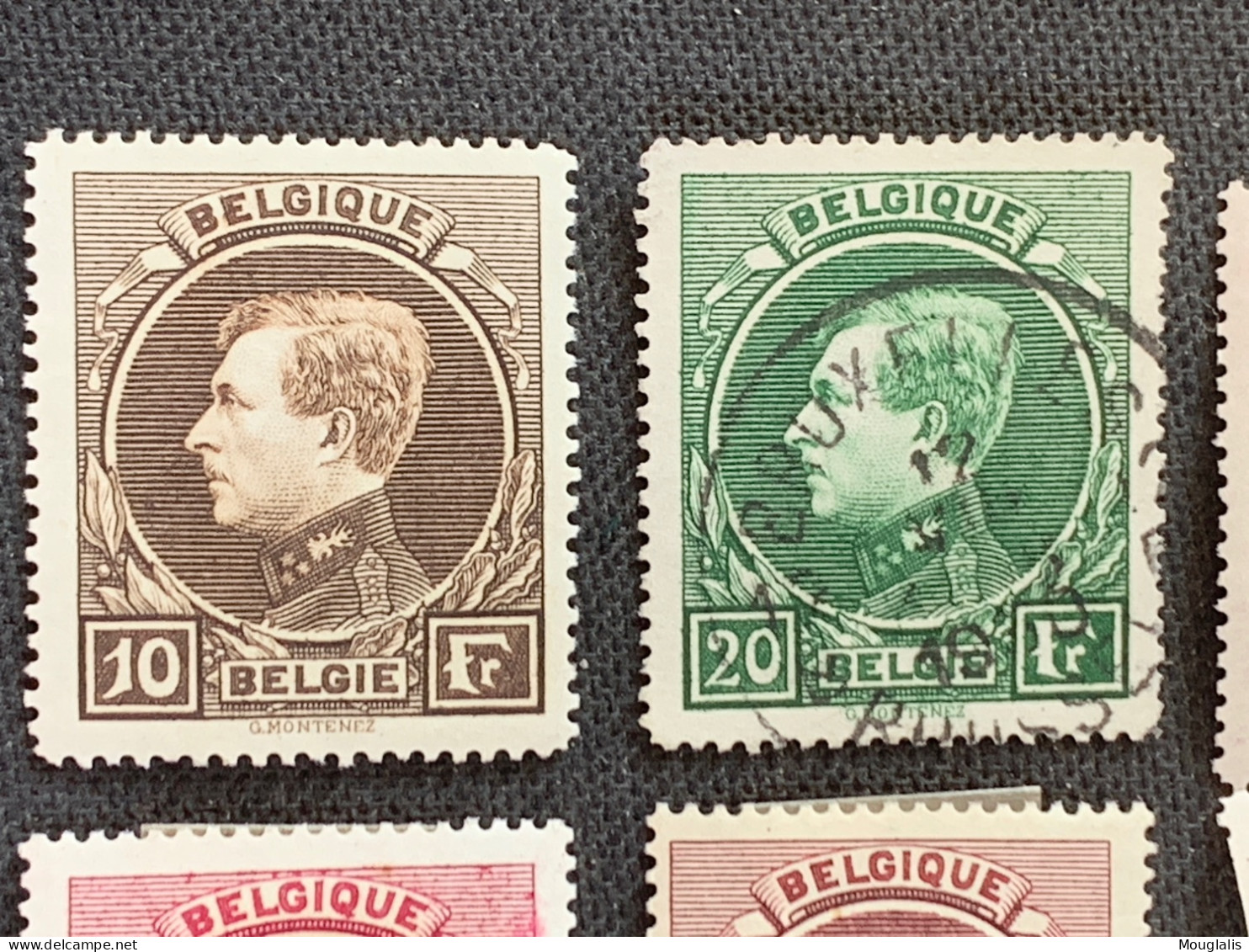 Belgique 289/292 Grand Montenez Albert I Avec Charnière 290 Oblitéré Les Autres Neufs - 1929-1941 Grand Montenez