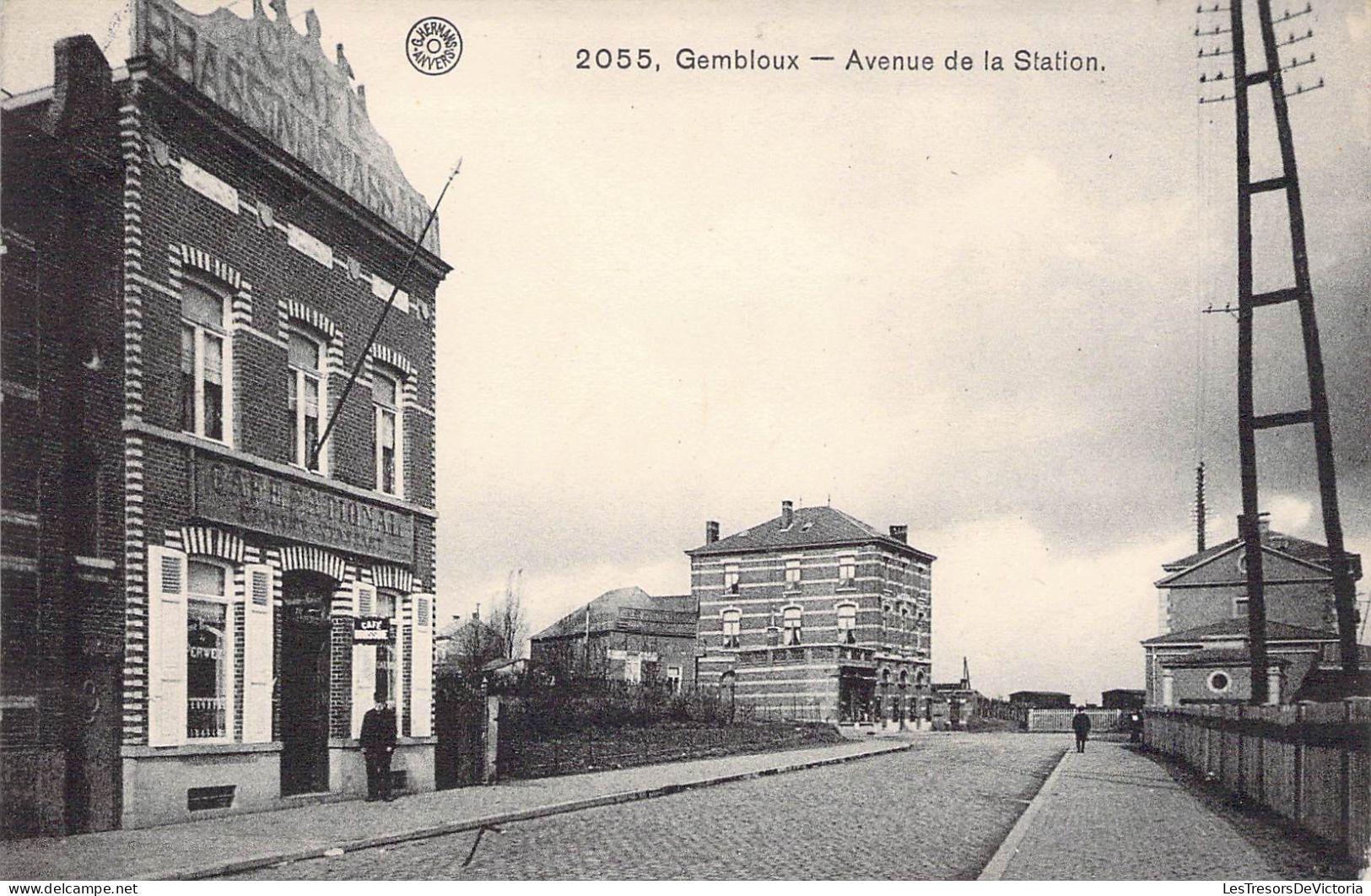 Belgique - Gembloux - Rue Léoplod - Eglise - Carte Postale Ancienne - Namur