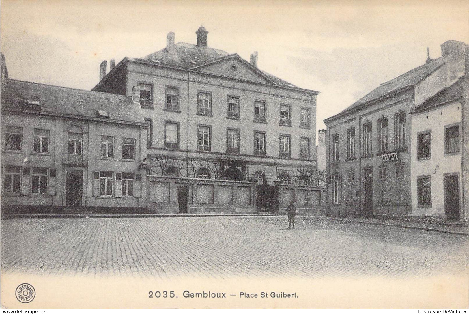 Belgique - Gembloux - Place St Guibert - G. Hermans - Carte Postale Ancienne - Namur