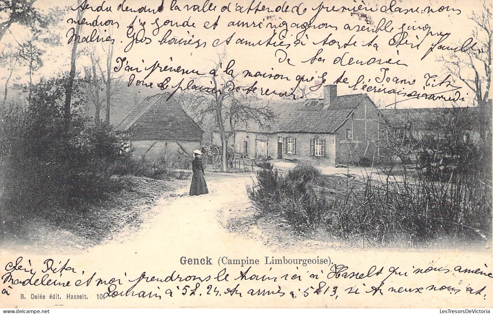 Belgique - Genck - Campine Limbbourgeoise  B. Delée - Animé - Carte Postale Ancienne - Genk