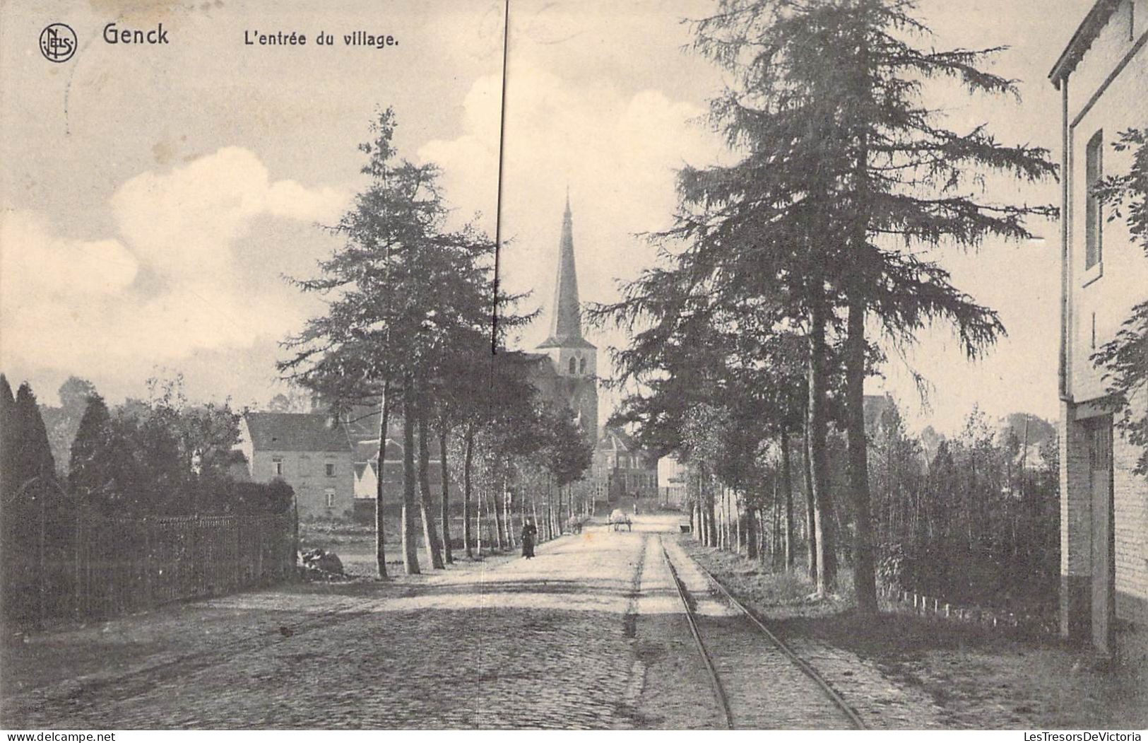 Belgique - Genck - L'entrée Du Village - Maison Stulens - Nels - Carte Postale Ancienne - Genk