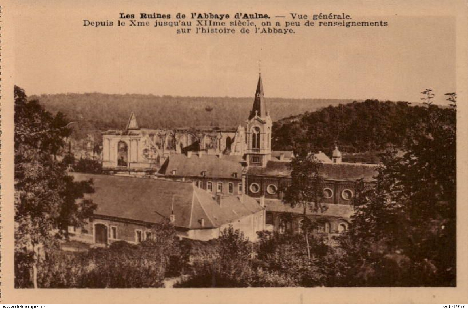 Ruines De L'Abbaye D'Aulne : Vue Générale - Thuin