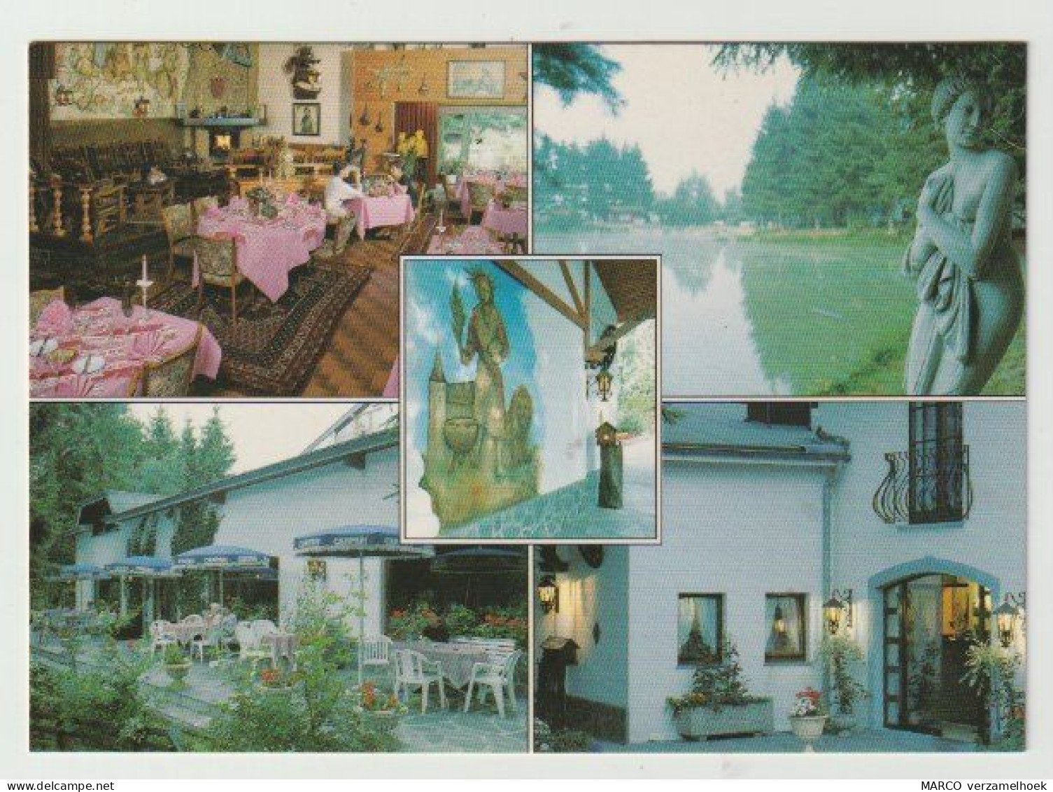 Ansichtkaart-postcard Hotel Restaurant Am Steineweiher Sankt Vith (B) - Sankt Vith