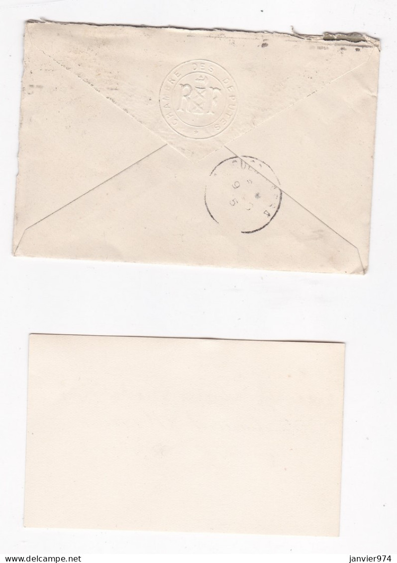 1925 Chambre Des Députés, Cabinet Du Président Et Carte Edouard Herriot - President De La Chambre Des Députés - Storia Postale