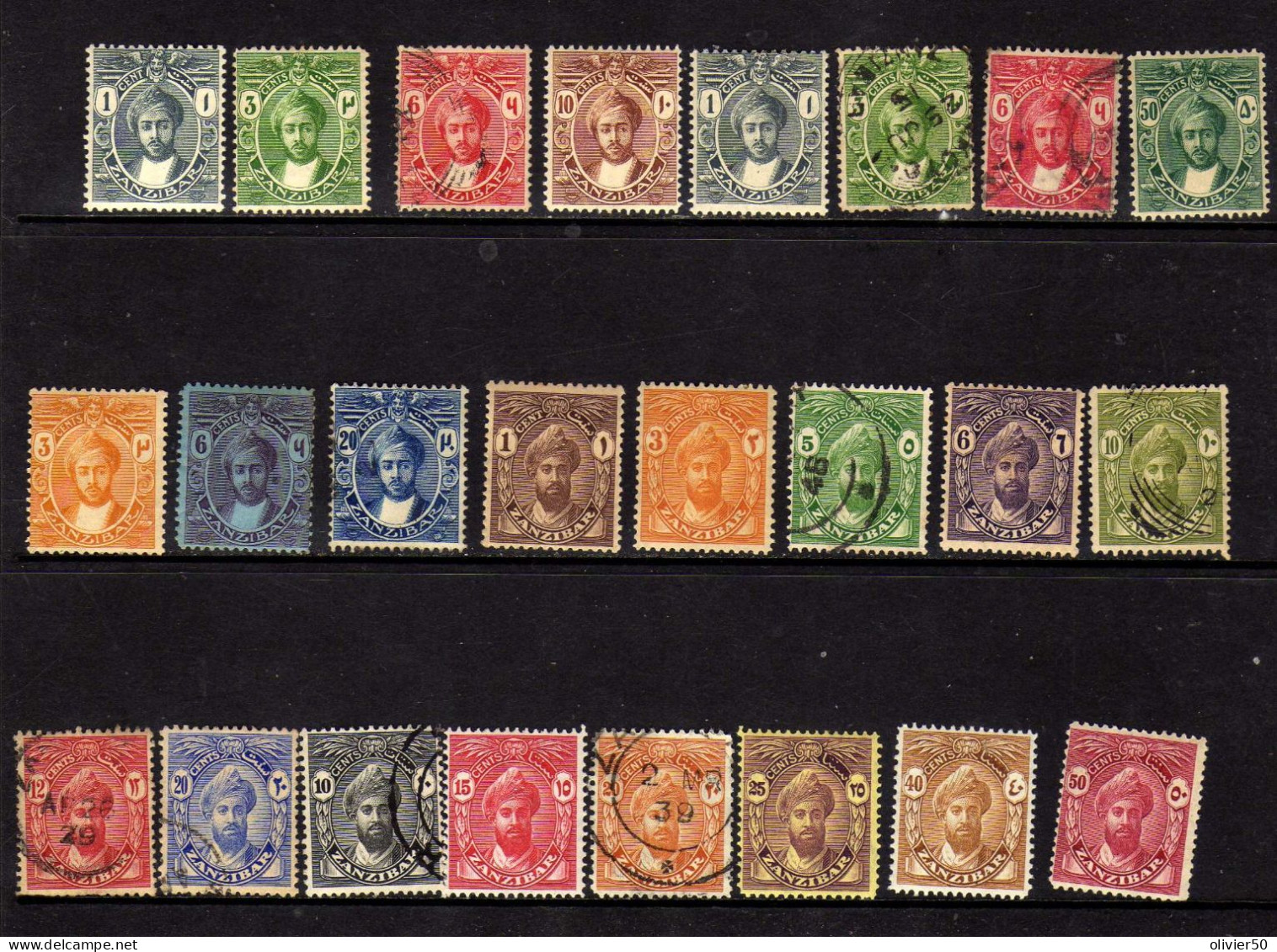 Zanzibar (1913-36) - Sultan Seyyid Khalifa Ben Haboub  - Neufs* Et Oblit - Zanzibar (...-1963)