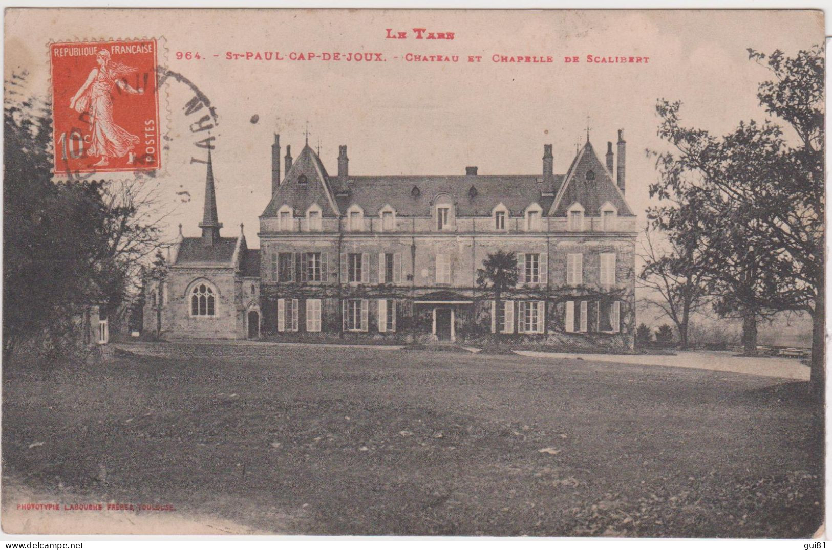 CPA - SAINT PAUL CAP De JOUX - CHATEAU DE SCALIBERT - Saint Paul Cap De Joux