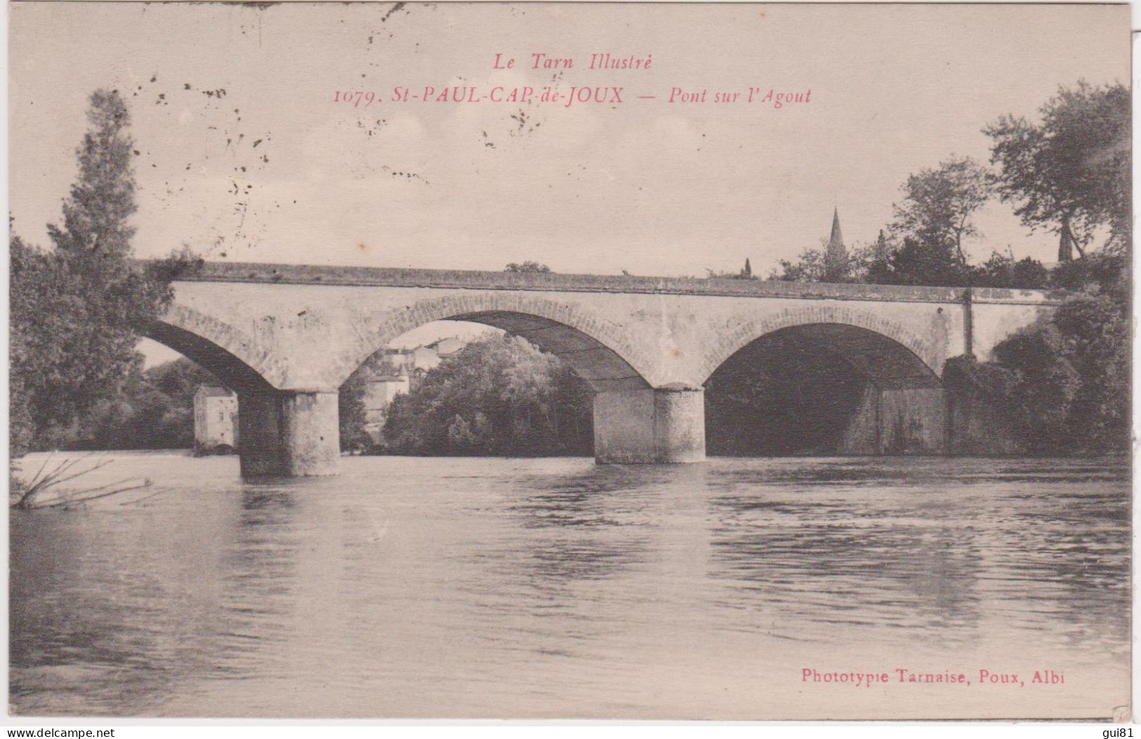 CPA - SAINT PAUL CAP De JOUX - Pont Sur L'Agout - Saint Paul Cap De Joux