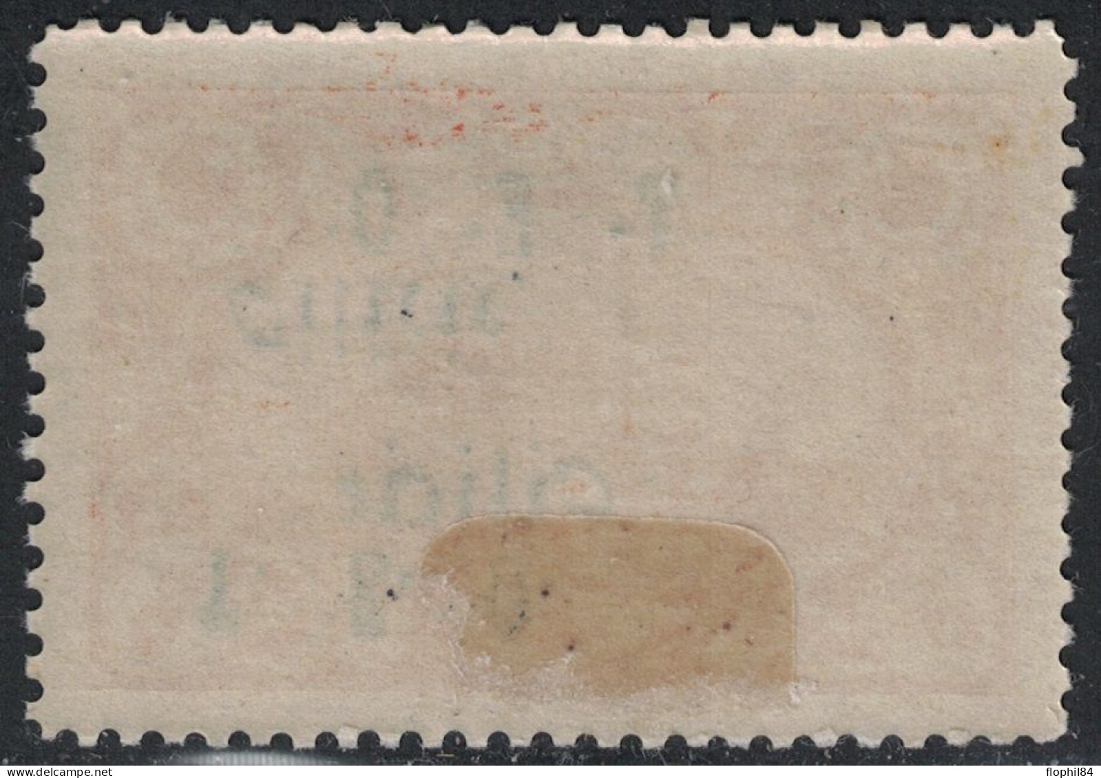 CILICIE - N°60c - VARIETE - DOUBLE SURCHARGE UNE A L'ENDROIT L'AUTRE INVERSEE - CHARNIERE - COTE 18€. - Unused Stamps