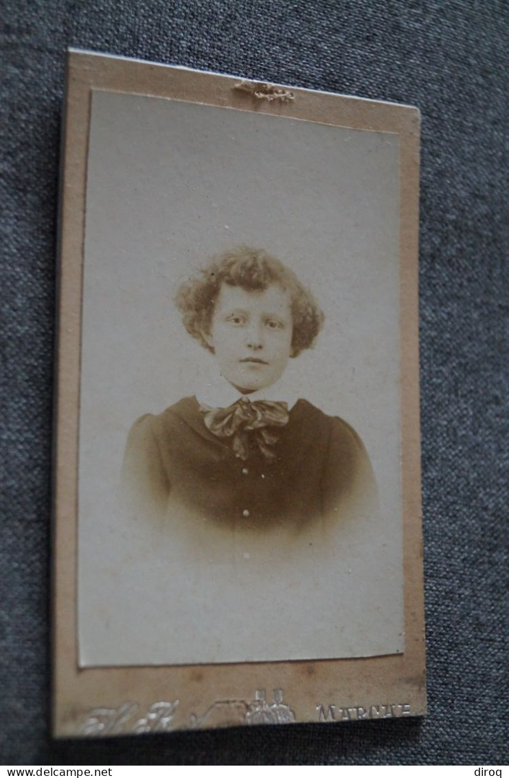 Belle Photo Carton,originale,1897,voir Arrière De La Photo,10 Cm. Sur 6,5 Cm. - Anciennes (Av. 1900)