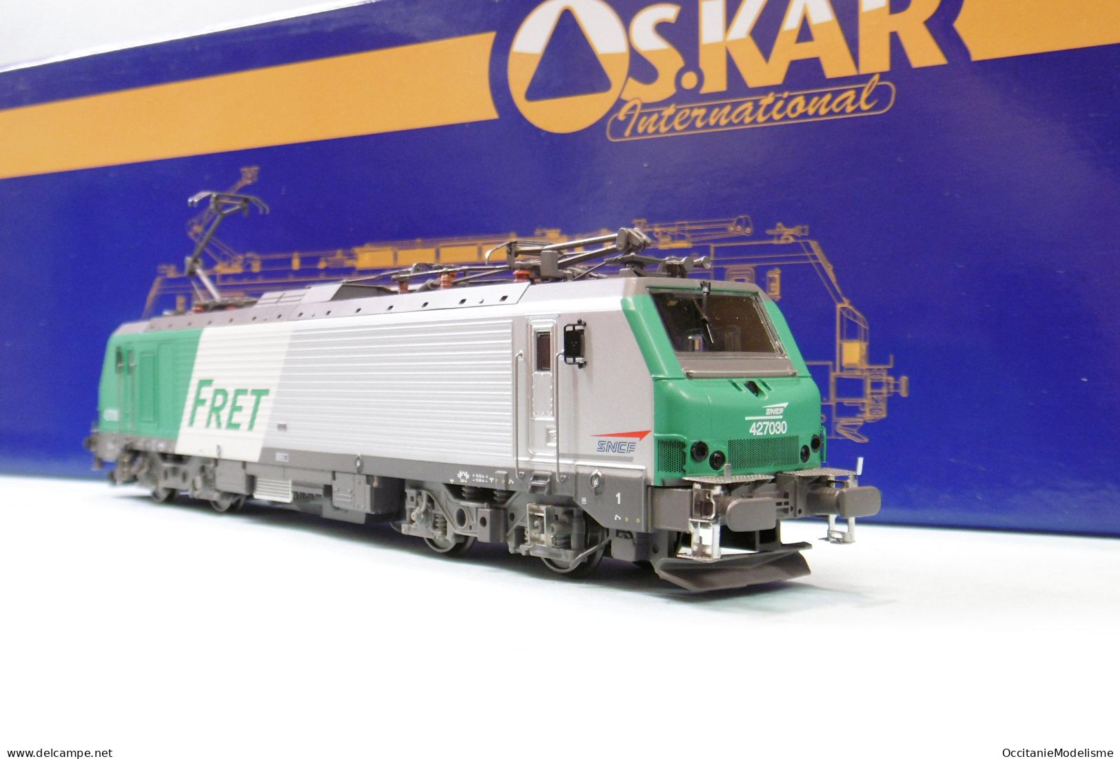 Oskar - Locomotive Electrique BB 427030 FRET Réf. OS2703 Neuf NBO HO 1/87 - Locomotive