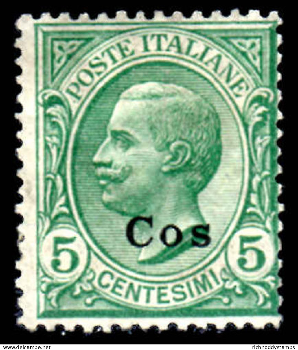 Cos 1912 5c Fine Unused No Gum.  - Dodecaneso