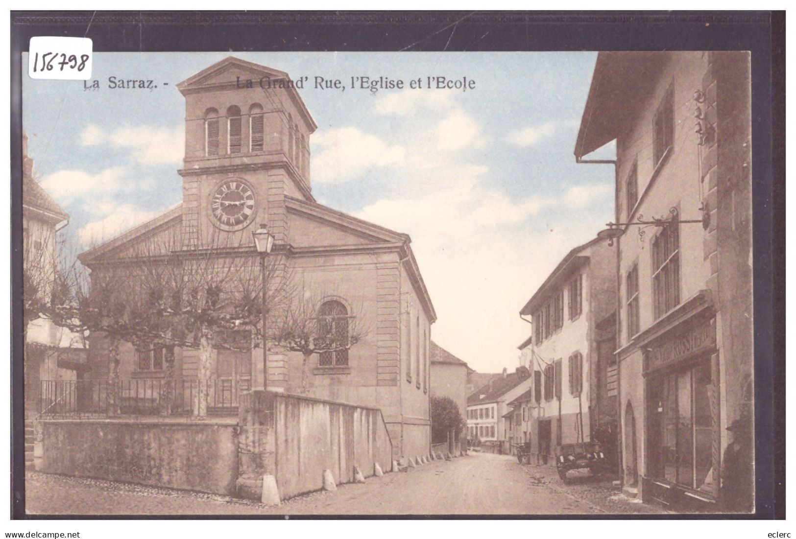 DISTRICT DE COSSONAY - LA SARRAZ - EGLISE ET ECOLE - TB - Cossonay