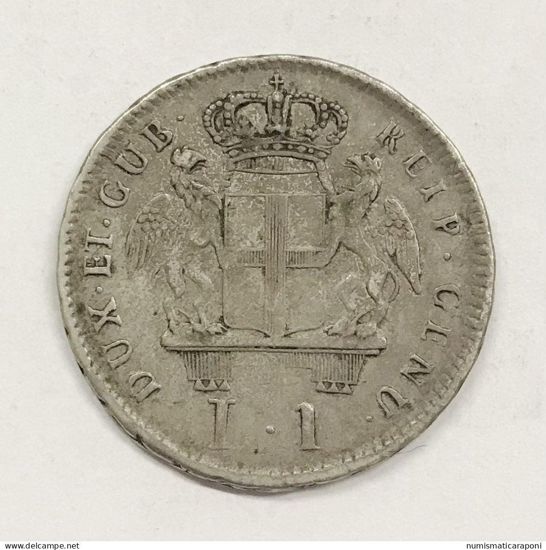 Italy ITALIA Genova 1 Lira 1795 E.904 - Genes