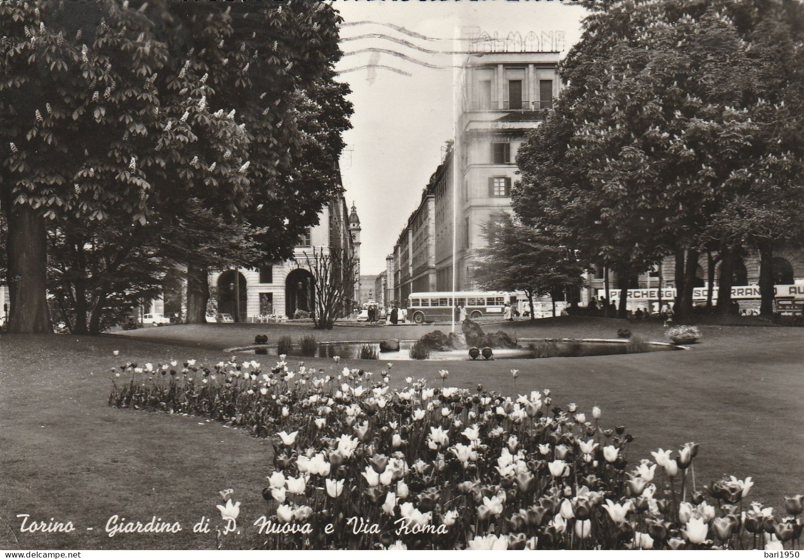 TORINO - Giardino Di P.Nuova E Via Roma . - Stazione Porta Nuova